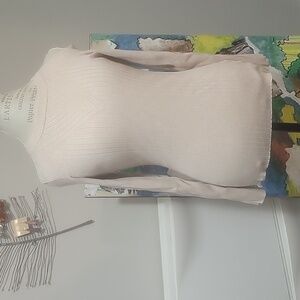 INC International Concepts Off-the-Shoulder Cream Sweater